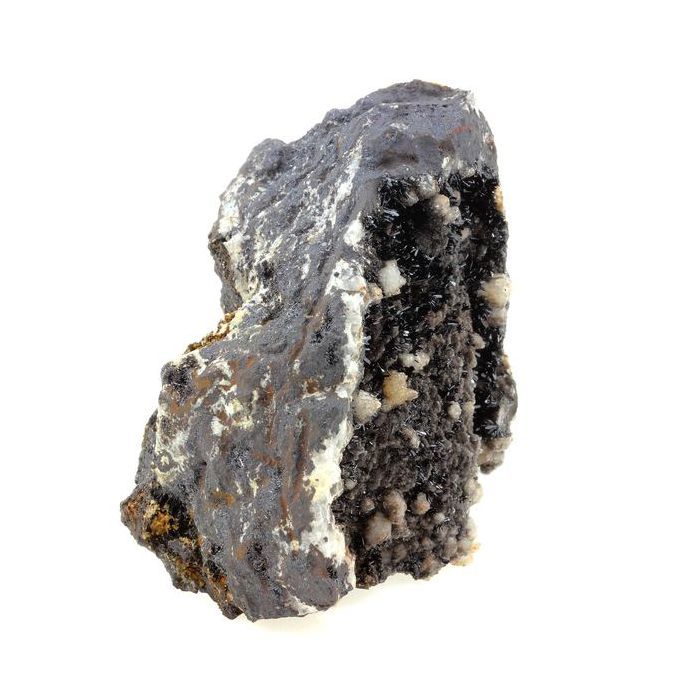 Pierres et Minéraux. Goethite + Quartz. 1635.0 ct. La Quille du Roy, Montredon, Tarn, France. Rare.