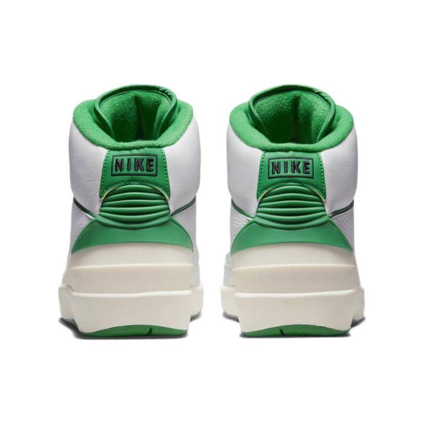 Air Jordan 2 Retro Lucky Green Pánské tenisky Bílá Plachetnicová Světle ocelově šedá DR8884-103