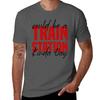 Could Be A Train Station Kinda Day TShirt Relaxed Casual Short Sleeve Tee