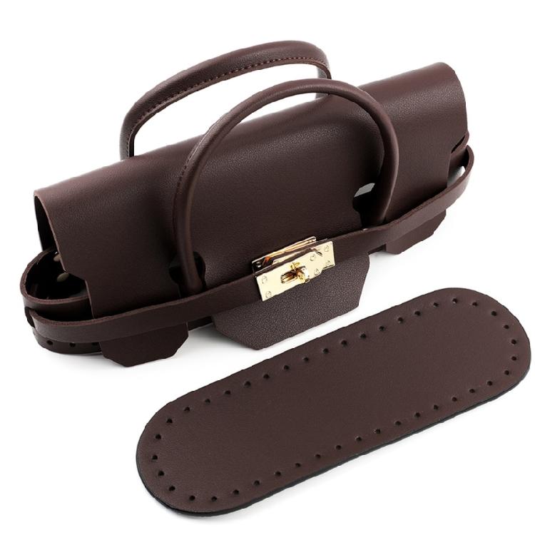 Easy To Use Handmade Knitting Bag Parts Quality PU Handcrafts Bottom Sewing Accessories for Handbag Designing