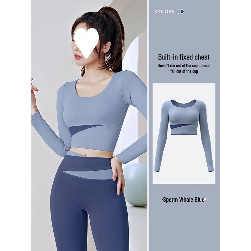 Completo da Yoga Donna Senza Cuciture – Asciugatura Rapida, Controllo Addominale, Pantaloni Lunghi per Corsa, Fitness Indoor e Danza