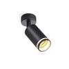 Ceiling Spotlight - NETTLIFE - 1 GU10 Bulb - Black - 350° Adjustable - Metal