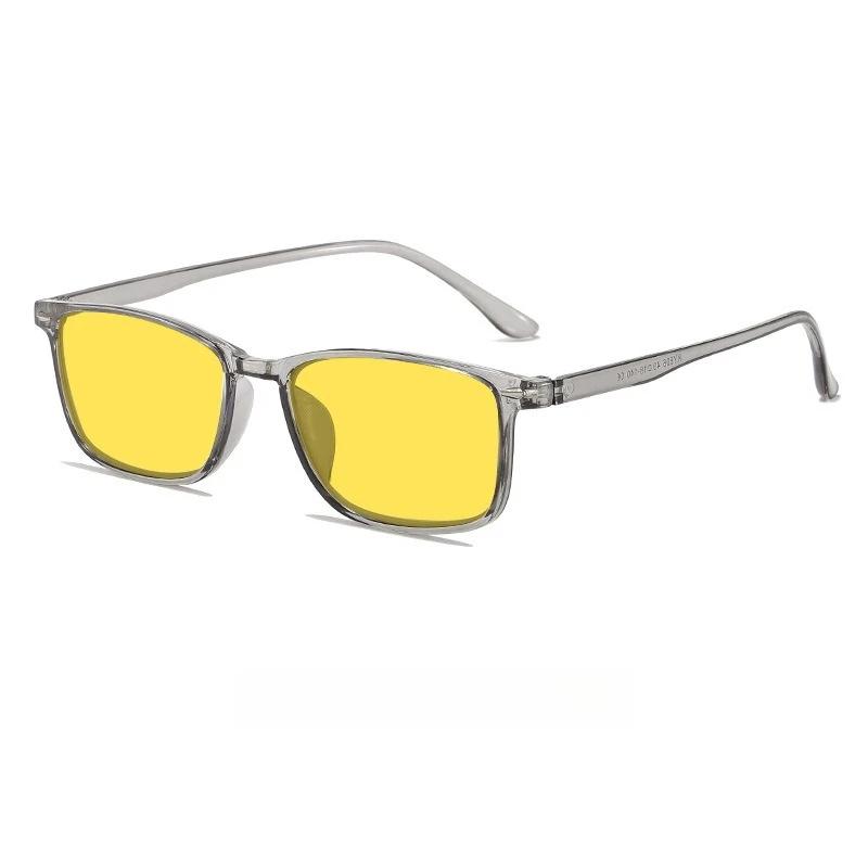 Men'S Classic Square Frame Ordinary Computer Glasses Neutral New Fashion High-Definition Anti-Blue Light Glasses Uv400 Glasses