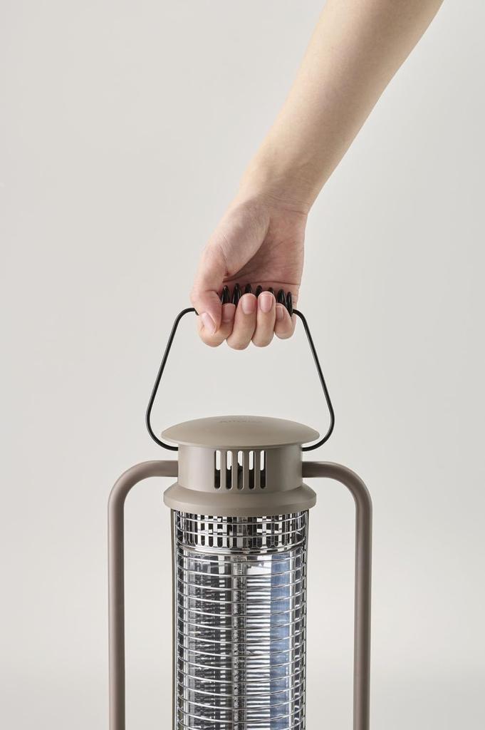 Apix Sotomo Outdoor Personal Heater, Lantern-Shaped Carbon Heater, Grayish (GY) ACH392