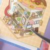 New 3D Miniature Scene Collection 10 Sences Stacking Pasting Cabin Scene DIY Sticker Cartoon Landscape Sticker Book Craft DIY
