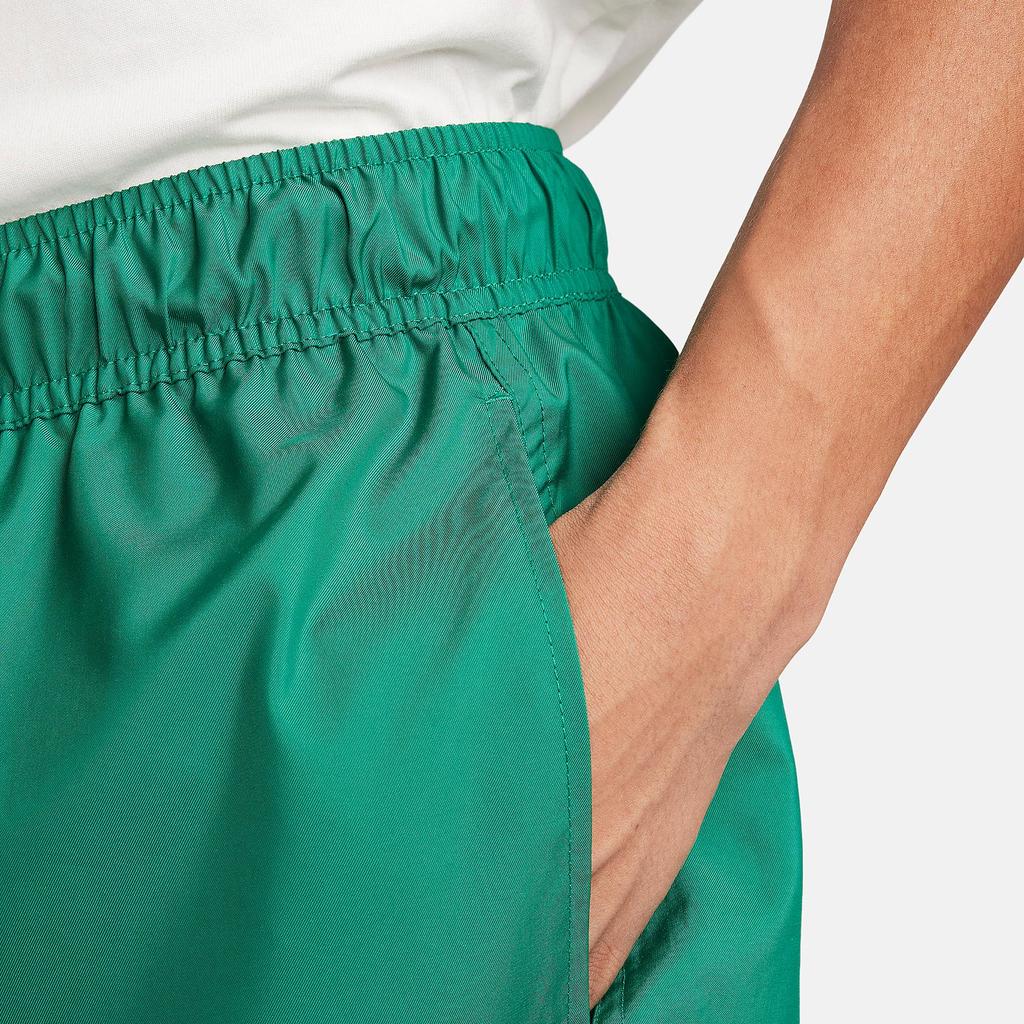 Nike Club Logo Embroidered Drawstring Woven Shorts Men Bottoms Green FN3308-365