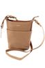 Genten Women's Mini Shoulder Bag, Greige, GE-42068-43