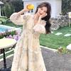 2026 Beautiful French Floral Knee-Length Summer Dress - Fairy Style