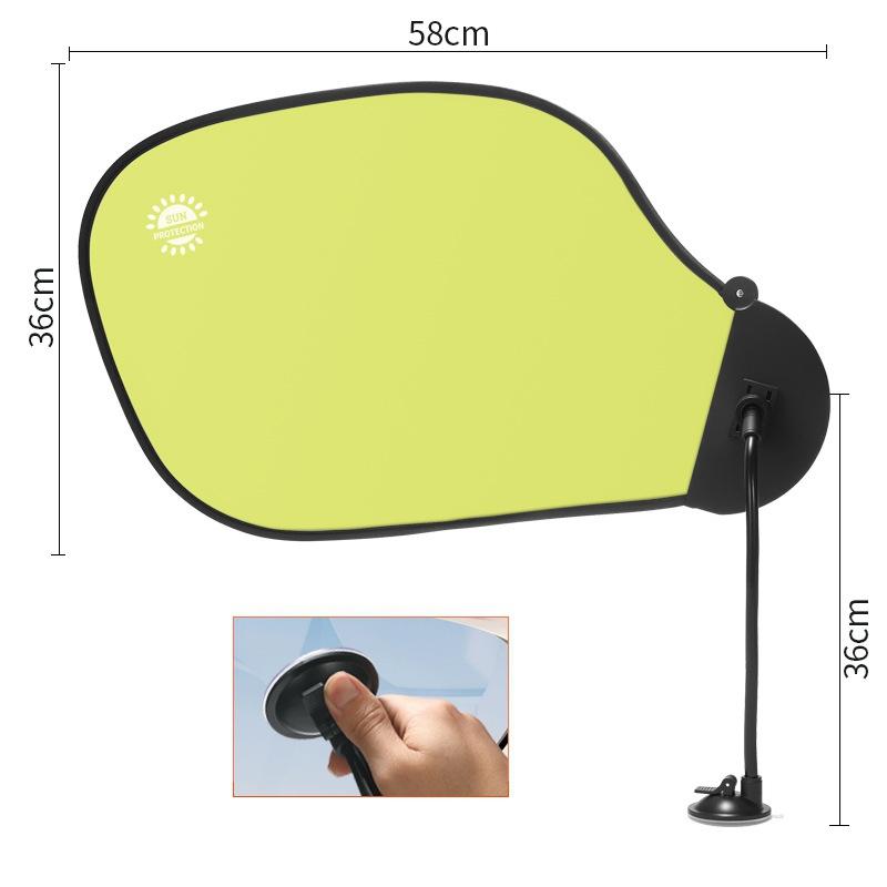 Adjustable Office Laptop Sun Shade with Clip UV Glare Reduction Sun Visor Heat Shield Foldable Computers Privacy Sunshader