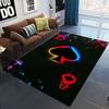 Ace of Hearts Poker Card Pattern Area Rug Non-Slip and Machine Washable Carpet for Living Room Bedroom Decor Floor Mat