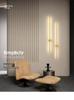 Nordic Rotatable Long Strip Wall Lamp - Modern Luxury for Living Room or Bedroom