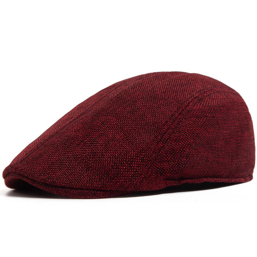 Kappe Frühling Sommer Vintage Schirmmütze Barett Luftdurchlässig Efeu Neueste Jungenmütze Damen Modekappe Geeignet Für Kleines Schlankes Gesicht Herren Leinen Flach