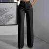 Women's Fashion Casual Wide-Leg Straight-Cut Suit - New Style High Waist Draped Style Versatile Overalls