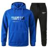 Trendy Brand Men's Trapstar Fleece-Lined Hoodie & Sweatpants Casual Fashion Sportswear Set