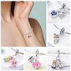 Charm-Perlen-Komponenten Sterling Silber Kupfermetall Seerose Kaffeetassen Magier-Charm-Perlen-Komponente Kompatibel Mit Authentischem Original-Armband