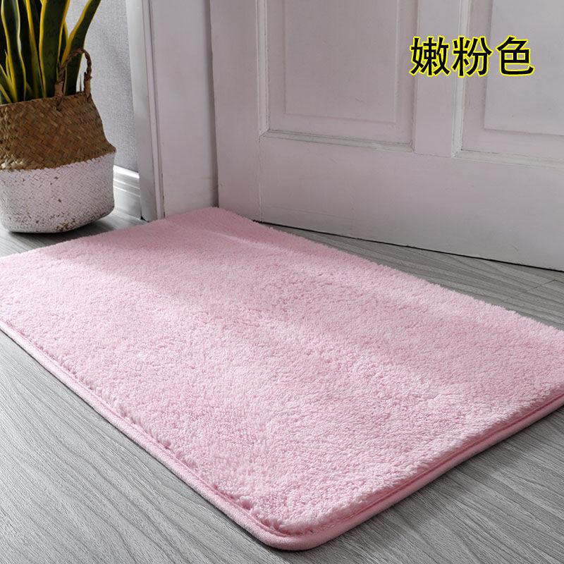 Extra dicke Flusenfaser Badematte Duschraum Teppichmatte Chenille Badezimmer Bodenmatte Toilette saugfähige Eingangs-Türvorleger