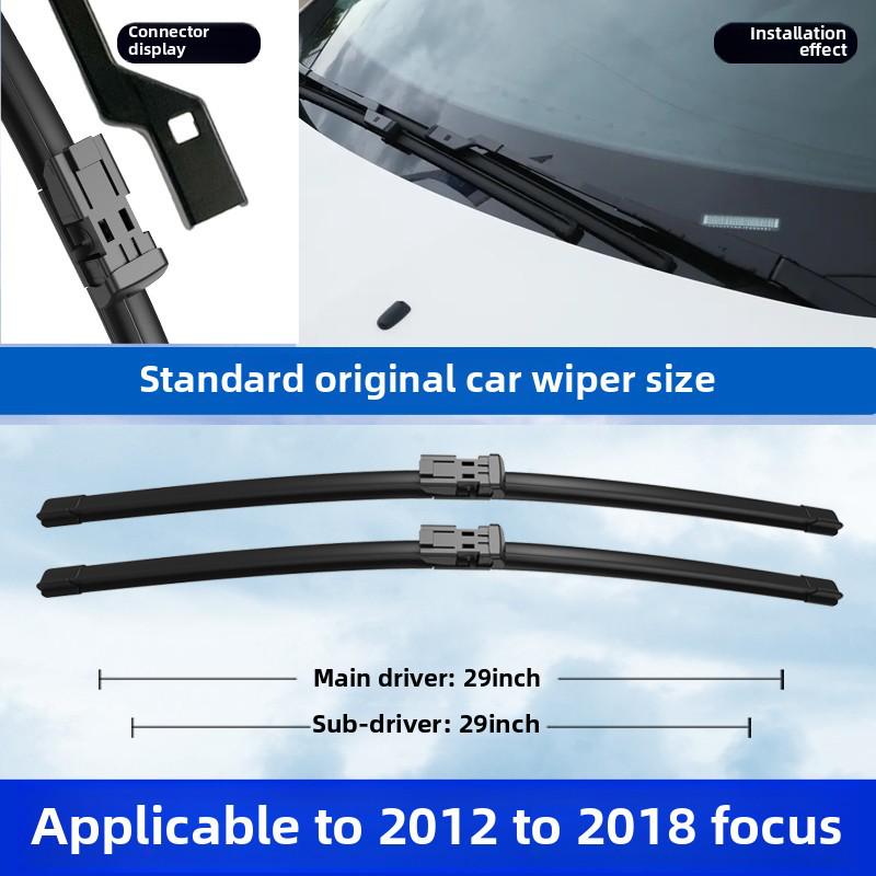 Frameless Wiper for 2012-2019 Ford Focus Hatchback 2019-2023 rear wiper
