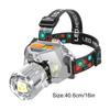 LED Multifunctional Head Flashlight Waterproof Long Range Emergency Headlight 3 Lights Source for Cycling Outdoor Running Hiking