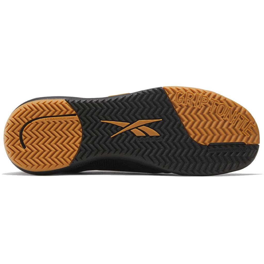Reebok Nano Court Black Gum Unisex Sneakers Grey Heritage-Gold 100205029