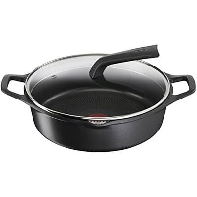Casserole - TEFAL - E2497244 - Black - Ø 28 Cm - Casserole with Lid