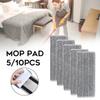 5/10PCS Flat Mop Cloths, Microfiber Mop Replacement Pads, Durable Mop Cloths, Dusting Mop Heads, Suitable for Both Wet