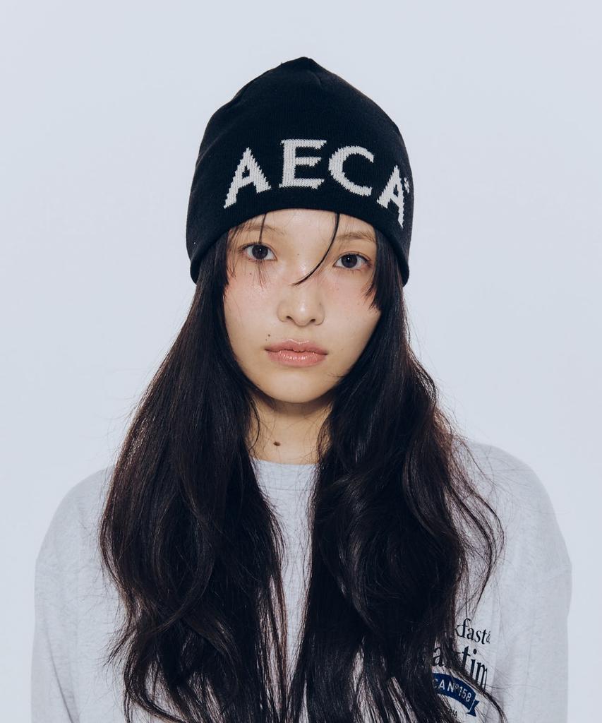 AECA Aeca Logo Beanie-Black