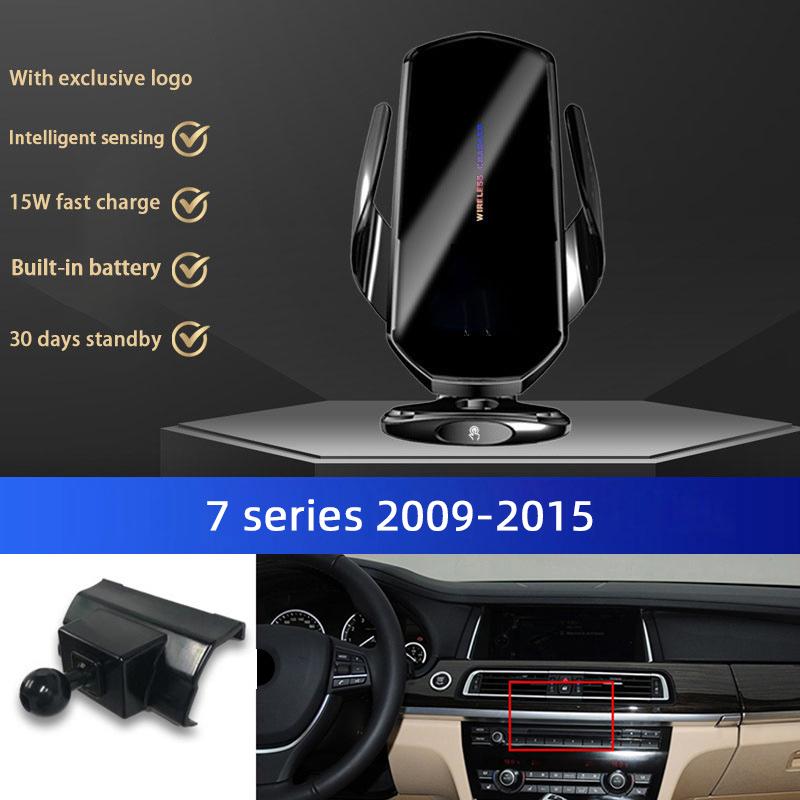 Car Mobile Phone Holder For BMW 1 2 3 5 7 Series X1 X2 X3 X4 X5 X6 X7 5GT 3GT I3 I4 MINI Wireless Charger Fast Charging Bracket