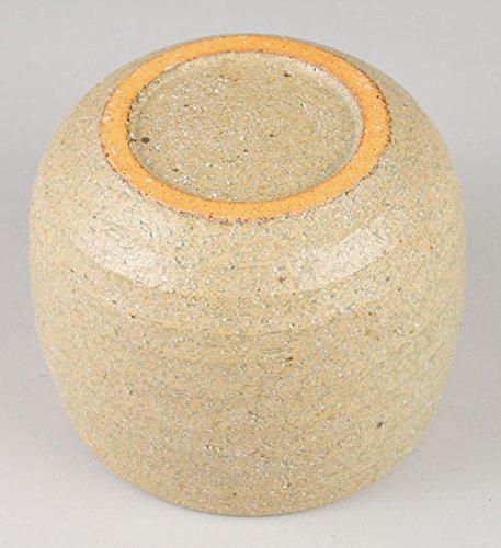 Sento Senga Pottery Iga Ware Ohitsu (Rice Container) Ash Glaze 11-01