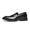 Mocasines Clásicos de Primavera y Otoño Hombre Slip-on Ante Negro Negocios Formal Zapatos de Cuero Mocasín Zapatos Casuales de Alta Calidad 38-48