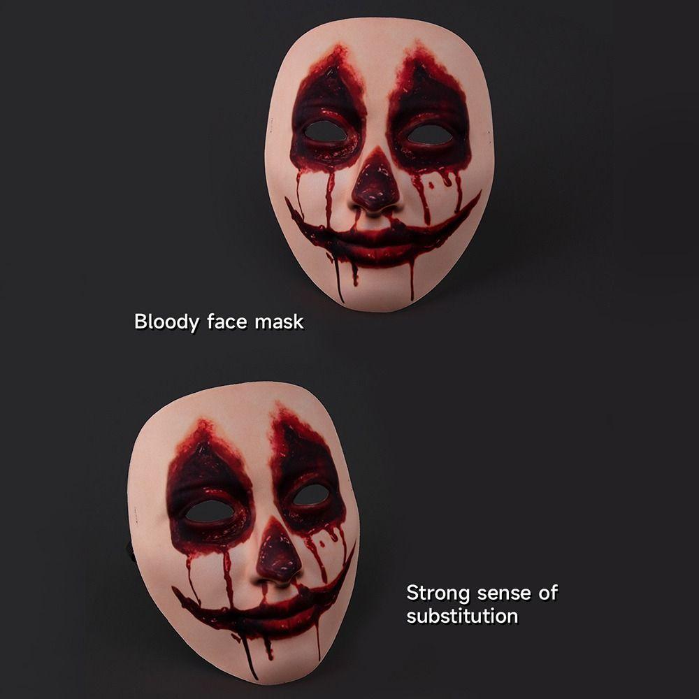 Blood Rose Flower Crown Ghost Cosplay Accessories Hair Hoop with Veil  for Women