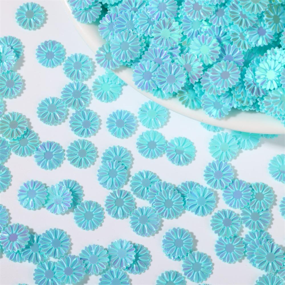 Phone Case Decor Daisy Sequins Glitter Nail Art Slime Fillers Flower Loose Sequins Handmade