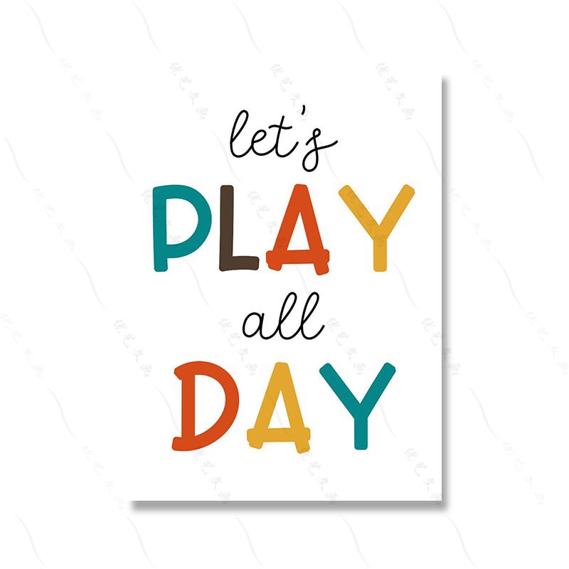 Duhová abeceda číslo barevný umělecký plakát vzdělávací plakát pro děti bez rámu malba na plátně nástěnný obrázek do dětského pokoje domácí dekorace