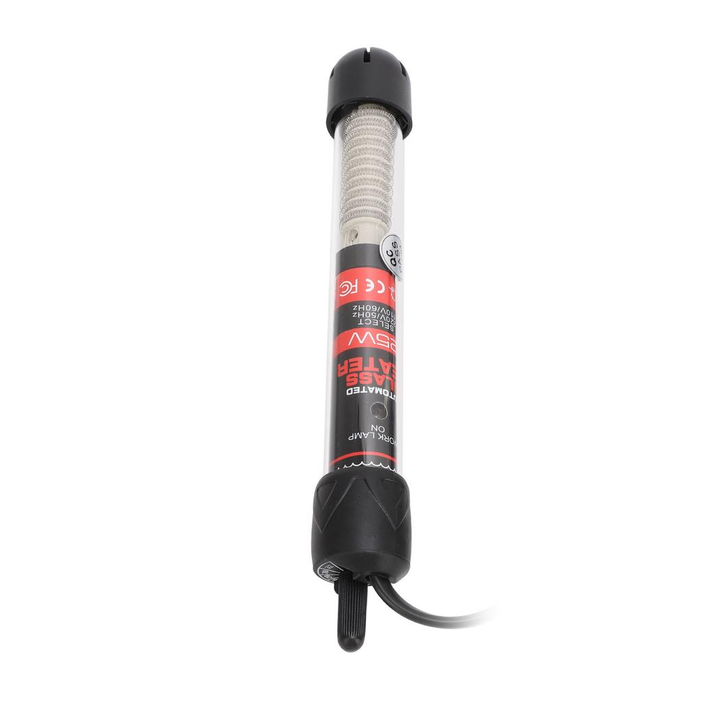 Submersible Aquarium Heater Automatic Constant Temperature Glass Fish Tahk Heater with 2 Suction Cups