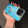 Goldfish pond ripple pattern Phone Case For iPhone 17 16 Pro Max 15 14 13 11 12 17 PROMAX Plus Silicone Cover Fashion Case