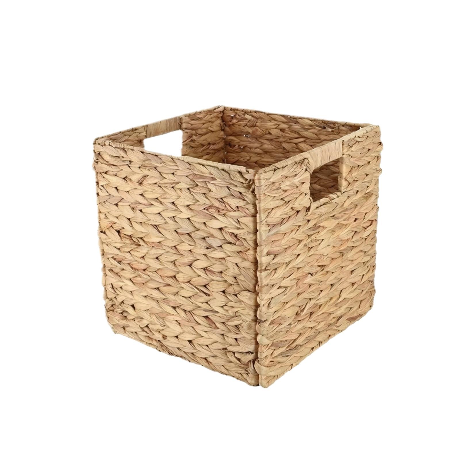 Hyacinth Storage Baskets, Storage Basket, Rattan Storage Basket Multifunctional Home Organizer