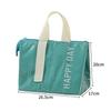Portable Insulated Bento Lunch Bag: Large Capacity, Hand-Held Cooler with Dopamine Aluminum Foil for Office Workers and Students