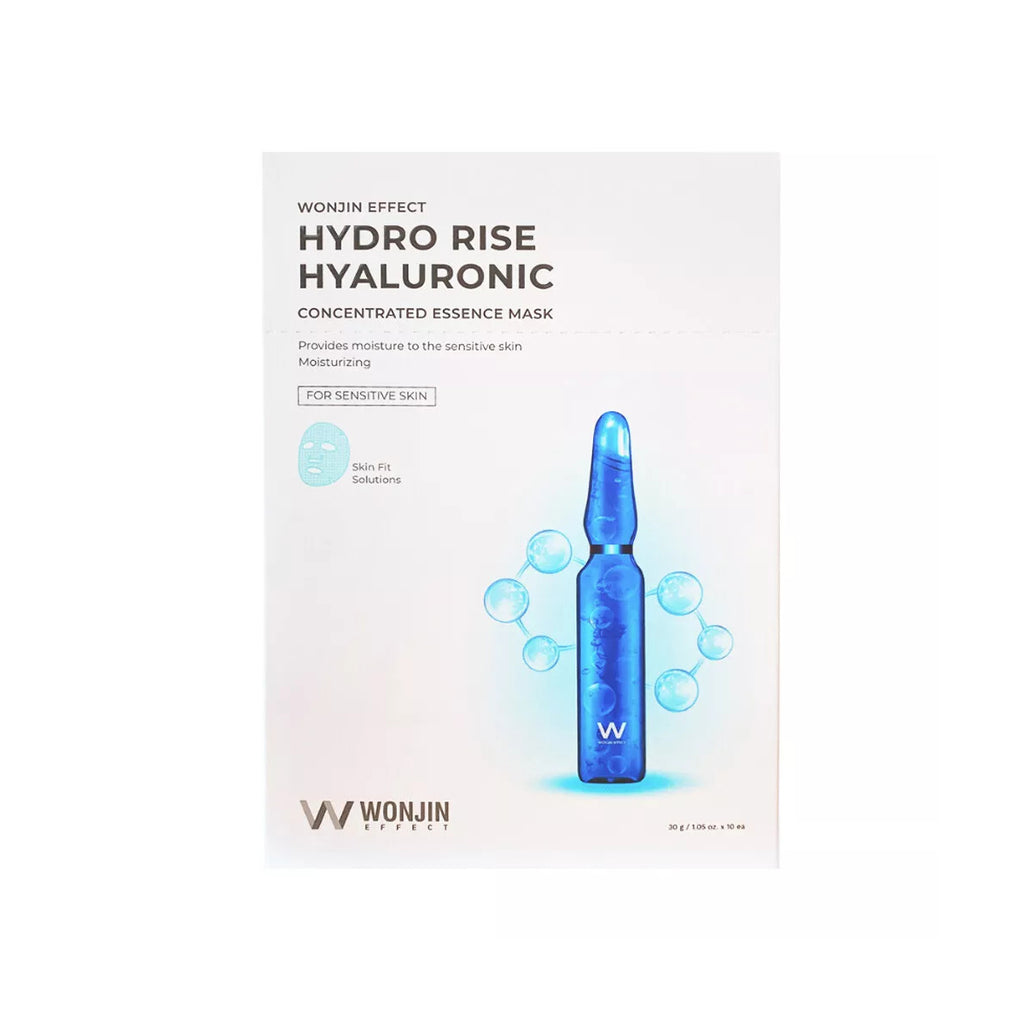 WONJIN EFFECT (bo1W) Hydro Rise Hyaluronic Concentrated Essence Mask 30g * 10ea / No Box(Case) / Safe Box