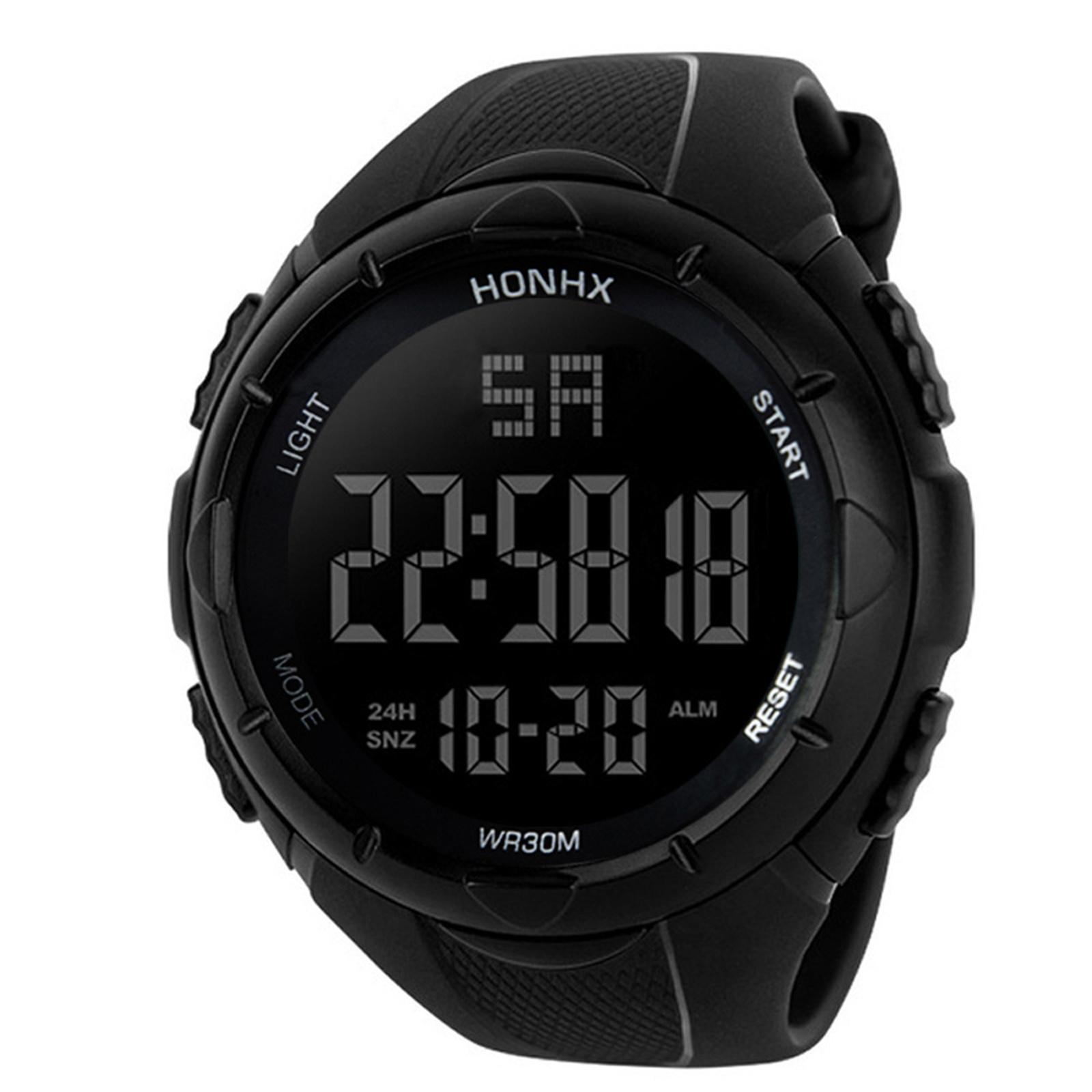 

Men s Digital Watch Sports Electronic Watch With Luminous Display, Running Timer, Alarm Clock, Resistant Fitness Watch For Outdoor Activities One Size