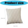 Soft to Touch Faux Rabbits Furs Cushions Case, Bubble Velvets Throw Pillow Cover for Lounges