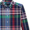 Polo Ralph Lauren Casual Shirt Plaid Cotton Oxford Embroidered Pony Logo Long Sleeve Kids shirts 323981012-001