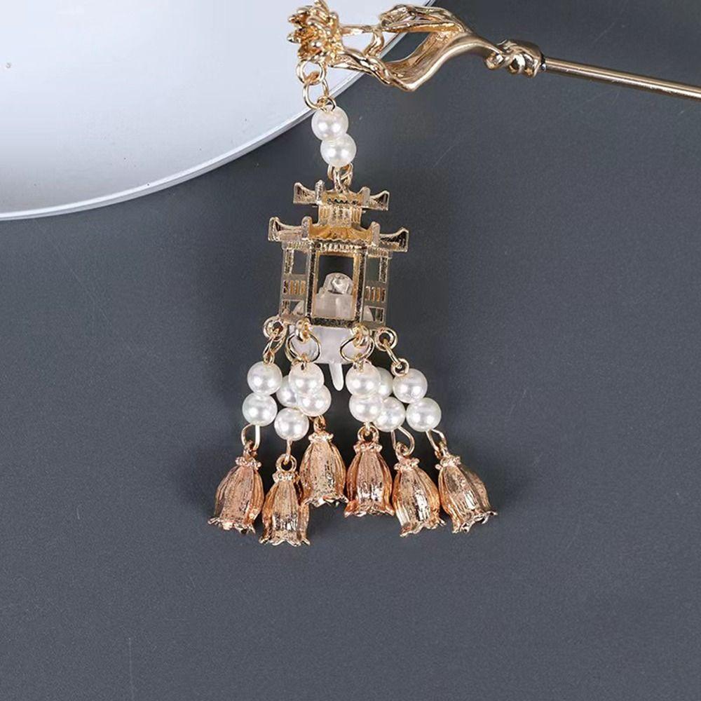 Flower Zinc Zinc Alloy Hanfu Hair Sticks Chinese Style Headwear Ancient Style Hairpin Girl Hair Accessories