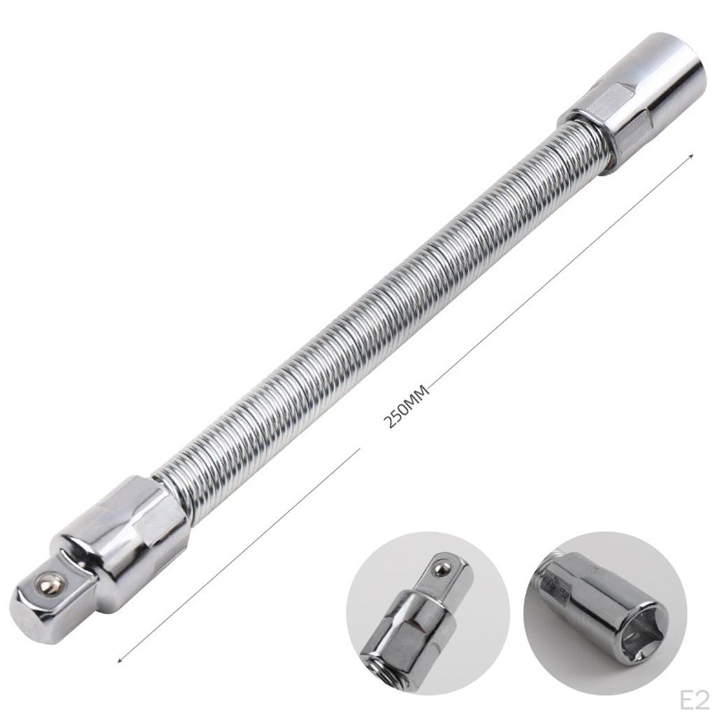 Carbon Steel Universal Extension Rod Hand Tools 1/2 Socket Wrenches Drive Head