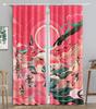 Chinese Traditional Festivals ColorfulBlackout Window Area Curtain Piece Living Interior Room Bed Chamber Bathroom Kitchen Door Storage Cabinet D