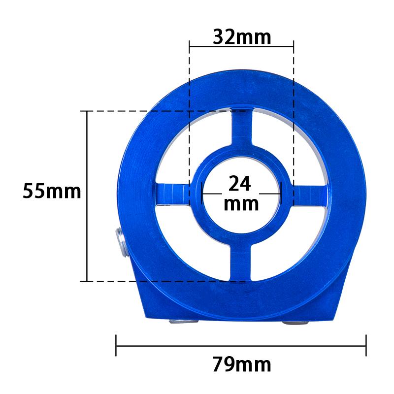 Oil Filter Cooler Sandwich Plate Adapter M20*1.5 and 3/4-16 Universal Oil Adapter Car Meter