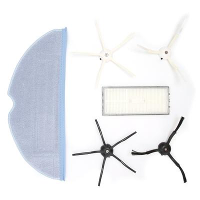Reinigungswischmopp Tuch Filterelement Seitenbürsten-Set Ersatz für T7S T7plus S7 Saugroboter