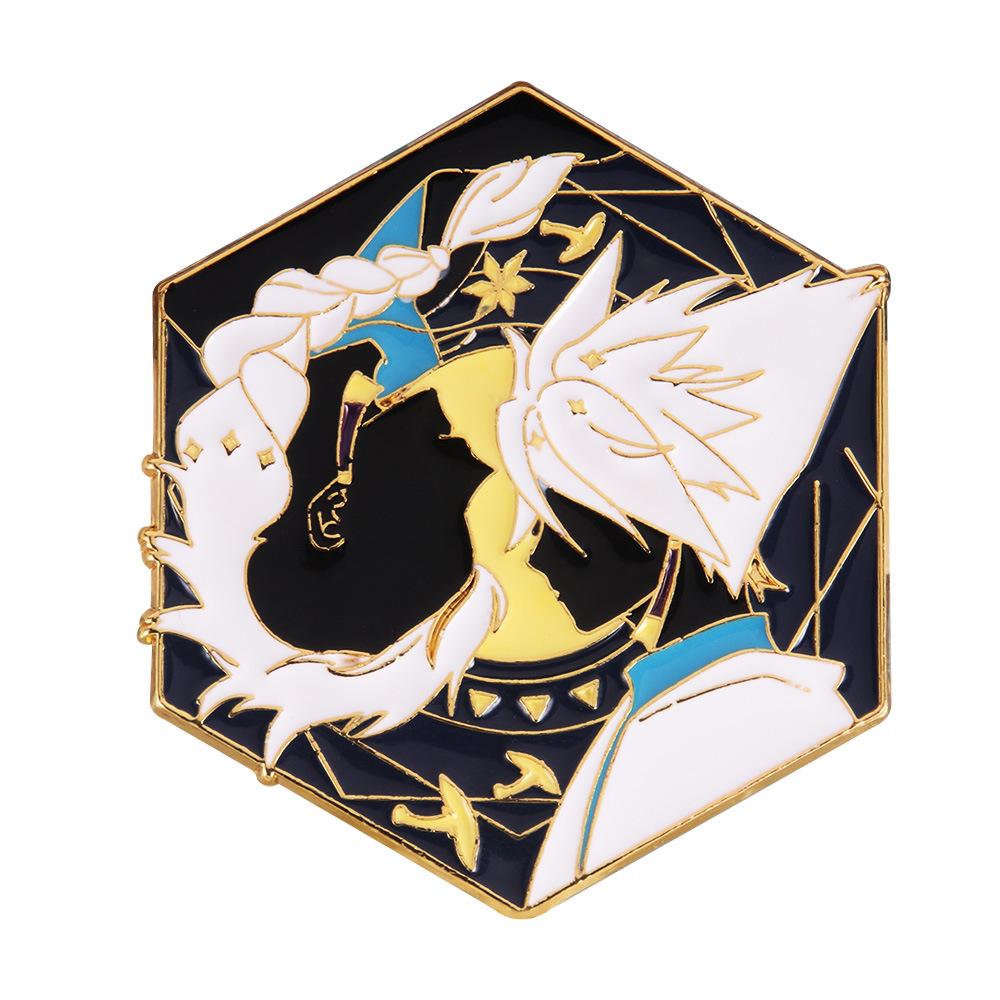 Game Sky: Children of the Light KeyChain Dragon Bone Kakashi Game Peripherals Cartoon Brooch For Women Men Fans Jewelry Gifts
