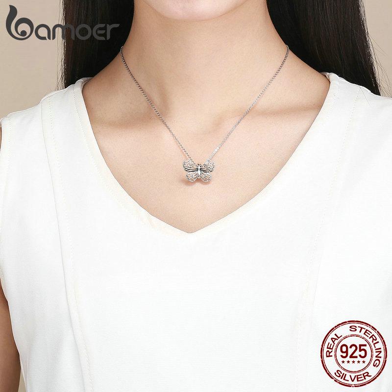 Charms cu insecte fluture din argint 925 BAMOER se potrivesc cu brățările originale