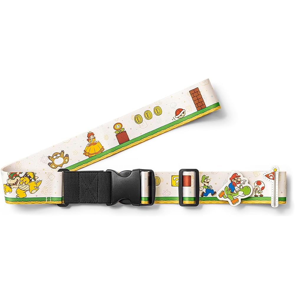 Super Mario Suitcase Belt (Mario Characters)