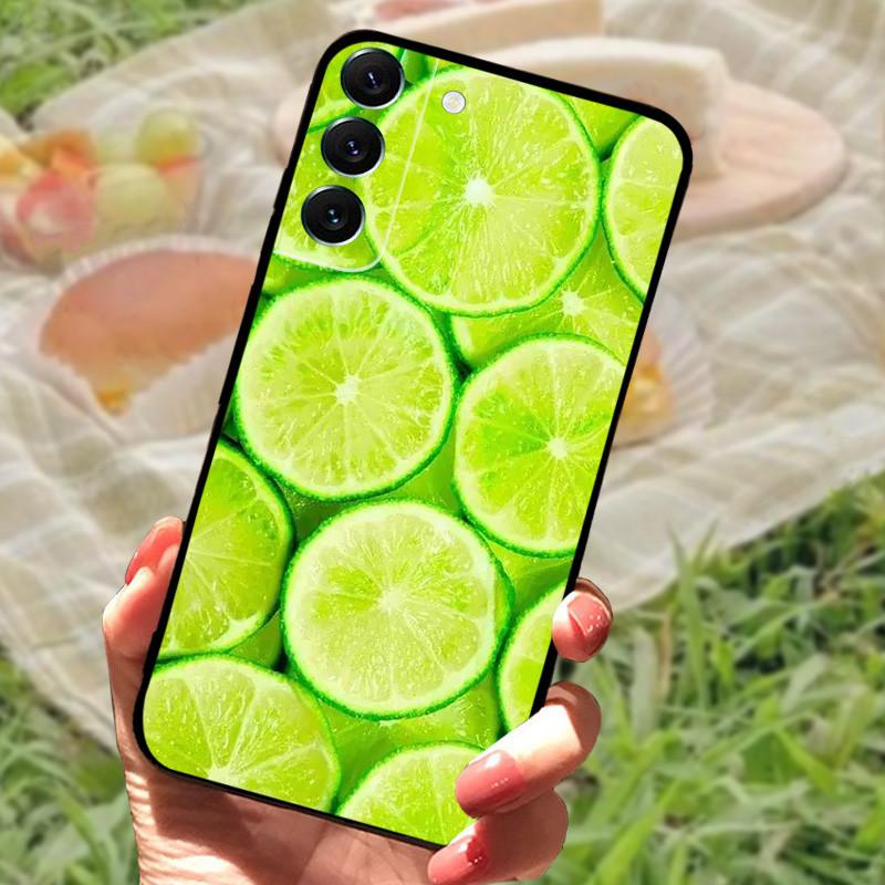 Case For Samsung Galaxy S22 Ultra Coque S22 Plus Full Protective Silicone Cartoon Painted Fundas Cover For Samsung S 22 Fundas