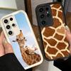 Phone Case for Samsung Galaxy S26 S25 Ultra S24 FE Giraffe Animal Pattern Shell S23 Plus S22 + S21 S20 5G Soft Silicone Funda